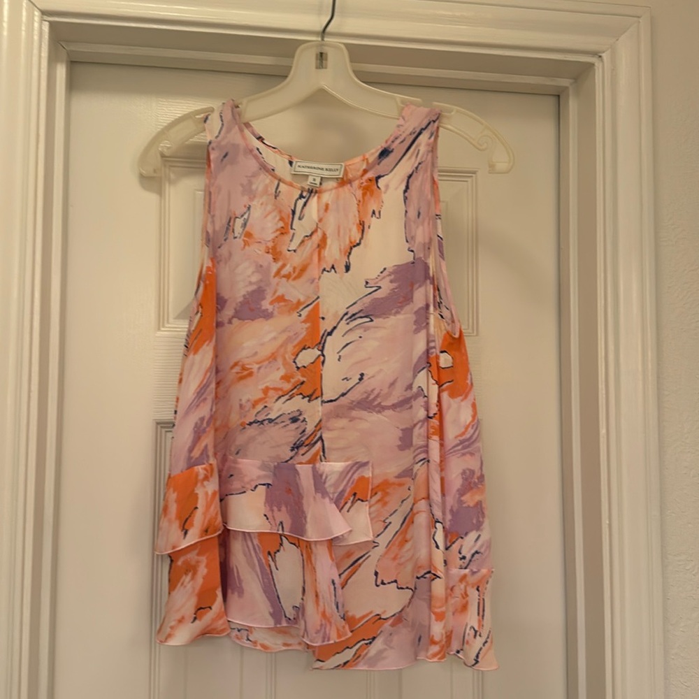 Katherine Kelly Sleeveless Blouse Small